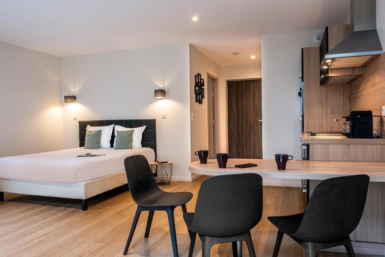 Les Maisons D'Eugene Appart'Hotel - Centre Historique Honfleur Eksteriør bilde